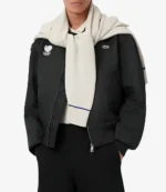 Unisex Lacoste Olympic Heritage Seoul 1988 Black Bomber Jacket