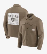 Las Vegas Raiders NFL x Darius Rucker Collection by Fanatics Trucker Jacket For Unisex