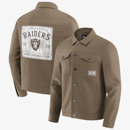 Las Vegas Raiders NFL x Darius Rucker Collection by Fanatics Trucker Jacket For Unisex