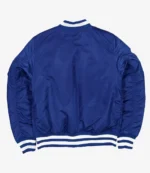 Los Angeles Rams New Era x Alpha Industries Blue MA-1 Full-Zip Bomber Jacket