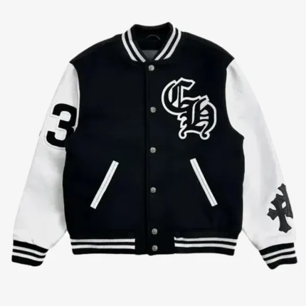 Unisex NBA Oklahoma City Thunder 2025 SGA Black and White Wool Varsity Jacket