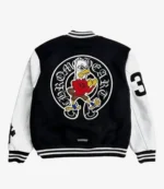 NBA Oklahoma City Thunder 2025 SGA Black and White Wool Varsity Jacket