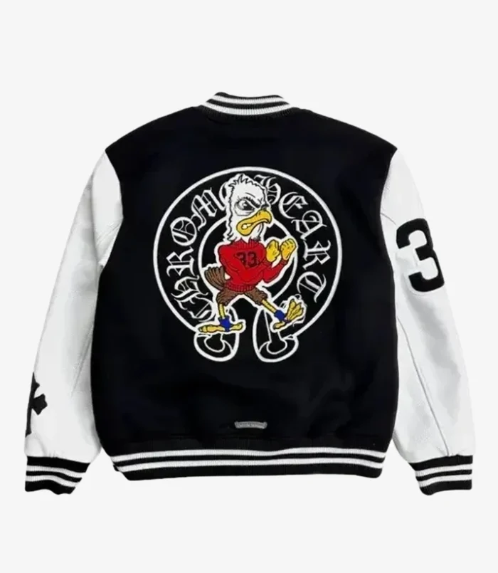 NBA Oklahoma City Thunder 2025 SGA Black and White Wool Varsity Jacket
