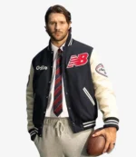 NFL MVP 2025 Josh Allen New Balance Blue Varsity Jacket