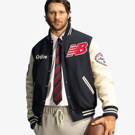 NFL MVP 2025 Josh Allen New Balance Blue Varsity Jacket