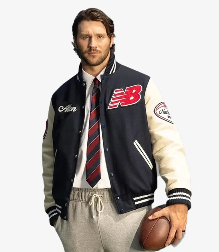 NFL MVP 2025 Josh Allen New Balance Blue Varsity Jacket