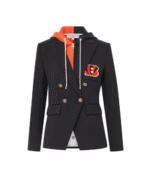 NFL x Veronica Beard Cincinnati Bengals Dickey Jacket1