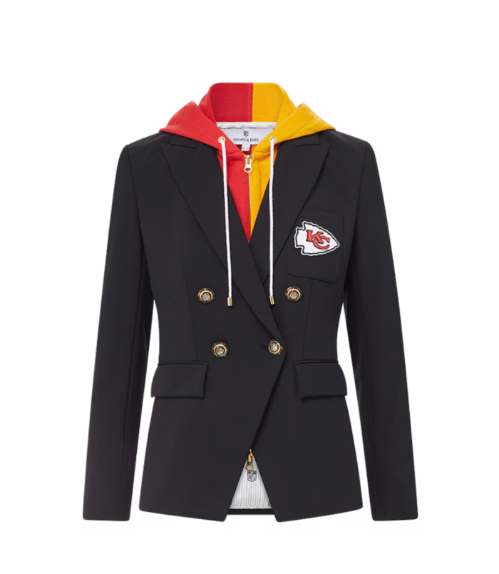 NFL x Veronica Beard Kansas City Chiefs Dickey Jacket1