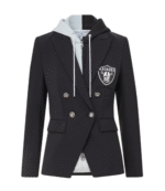 NFL x Veronica Beard Las Vegas Raiders Dickey Jacket1
