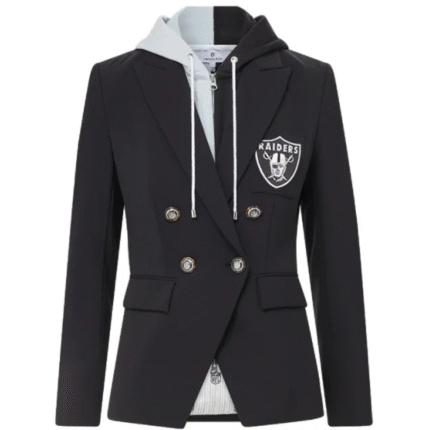 NFL x Veronica Beard Las Vegas Raiders Dickey Jacket1