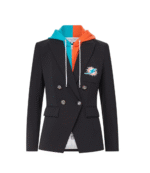 NFL x Veronica Beard Miami Dolphins Dickey Jacket1