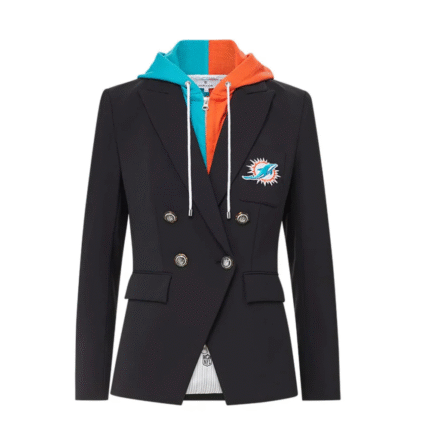 NFL x Veronica Beard Miami Dolphins Dickey Jacket1