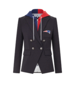 NFL x Veronica Beard New England Patriots Dickey Jacket1