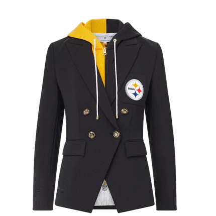 NFL x Veronica Beard Pittsburgh Steelers Dickey Jacket1