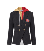NFL x Veronica Beard San Francisco 49ers Dickey Jacket1