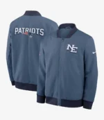 New England Patriots Nike 2025 Rivalries Collection Sideline Full-Zip Bomber Jacket For Unisex