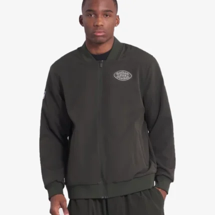 Unisex New York Jets Nike Gotham Green 2025 Rivalries Sideline Bomber Jacket