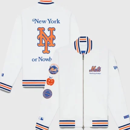 Unisex New York Mets New York Or Nowhere x New Era MLB Varsity Jacket
