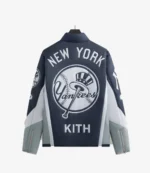 Unisex New York Yankees Kith Zip Brixton Puffed Shirt Jacket