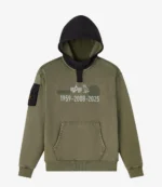 OVO Alpha Industries Garment Dyed Hoodie For Unisex