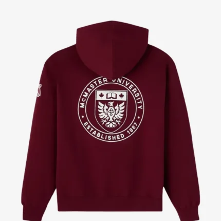 Unisex OVO McMaster University Burgundy Pullover Hoodie