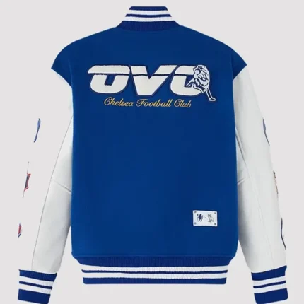 OVO x Chelsea Football Club Varsity Jacket2