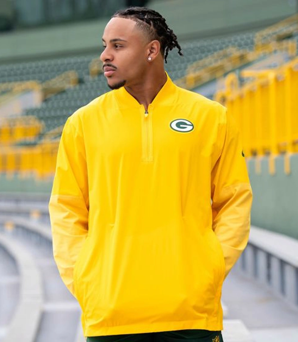 Packers Nike Sideline Coaches Half Zip Jacket Packers Nike Sideline Coaches Half Zip Jacket For Unisex