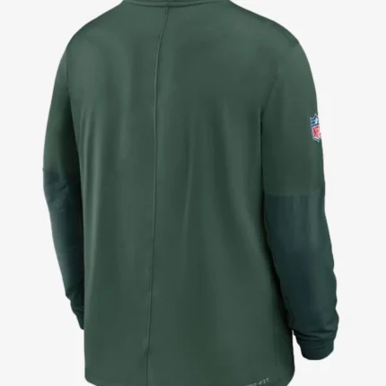 Packers Nike Sideline Half Zip Green Pullover Jacket Unisex