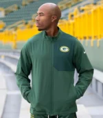 Packers Nike Sideline Woven Full Zip Jacket For Unisex