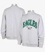 Philadelphia Eagles ’47 Women’s Vantage Mock Neck Pullover Sweatshirt For Unisex
