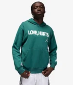 Philadelphia Eagles Jalen Hurts x Jordan Nike Love Hurts Green Pullover Hoodie Front