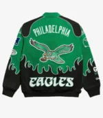 Unisex Philadelphia Eagles Kelly Green Premium Racing Jacket