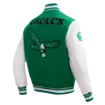 Philadelphia Pro Eagle Standard Green Varsity Jacket 2