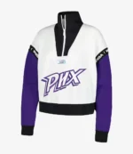Phoenix Mercury Nike Buzzer Beaters Satin Stitch Quarter-Zip Pullover Jacket