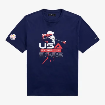 Ralph Lauren 2025 Ryder Cup Navy Blue T-Shirt For Unisex