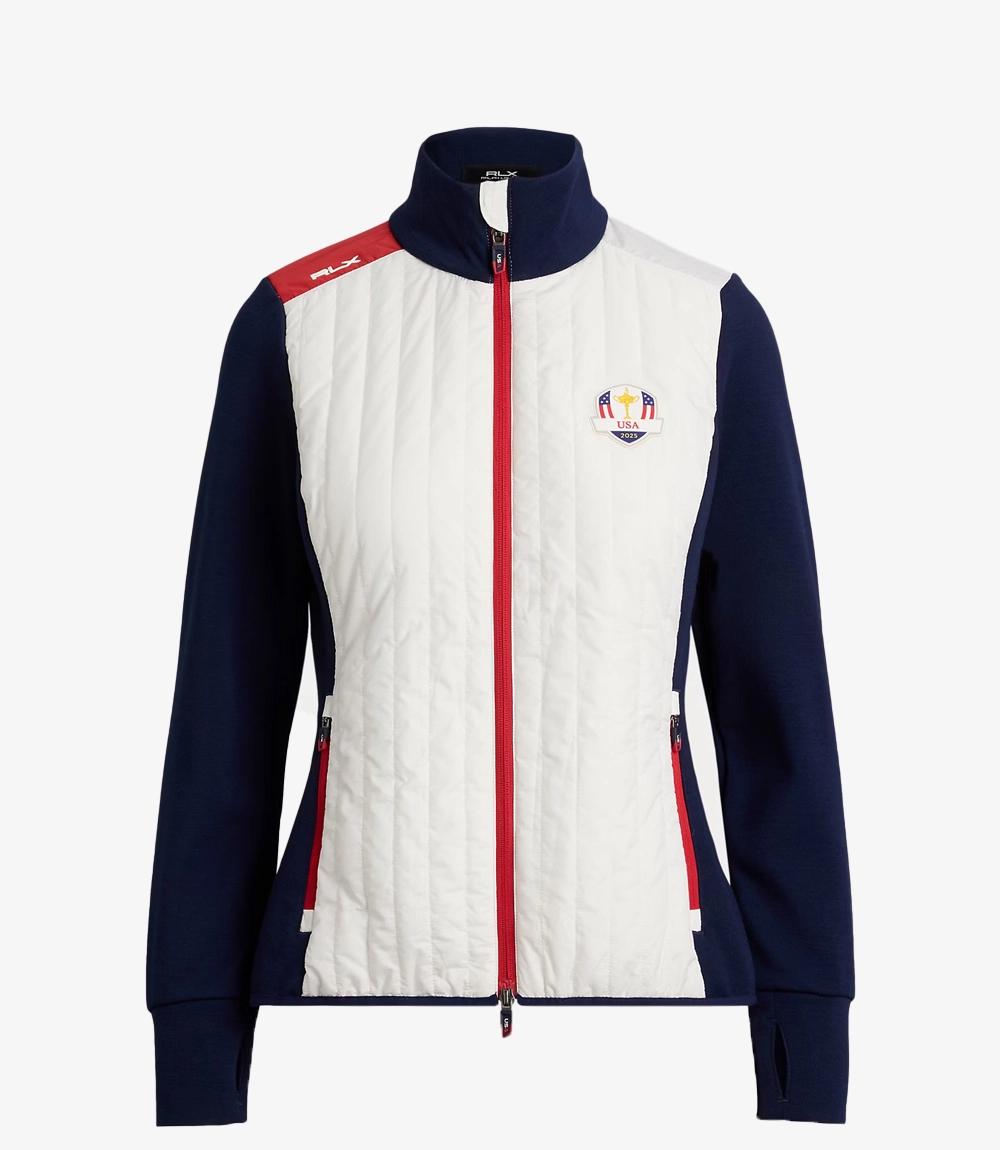 Ralph Lauren U.S. Ryder Cup Hybrid Quilted Jacket For Women Women's Ralph Lauren U.S. Ryder Cup Hybrid Quilted Jacket
