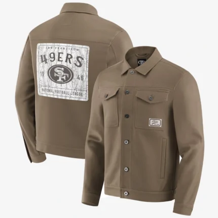 San Francisco 49ers NFL x Darius Rucker Trucker Full-Snap Jacket For Unisex
