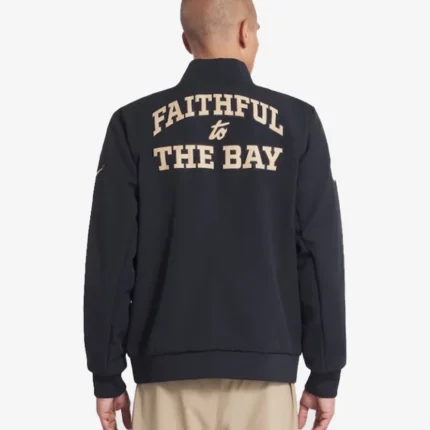 San Francisco 49ers Nike Black 2025 Rivalries Sideline Bomber Jacket For Men & Women