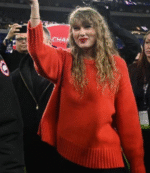 Taylor Swift NFL Red Sweater2