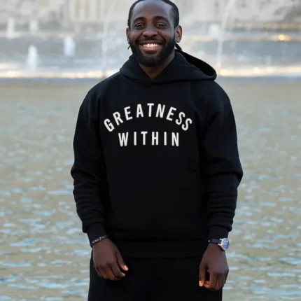Terence Crawford face Off Fountains of Bellagio Black Hoodie For Unisex