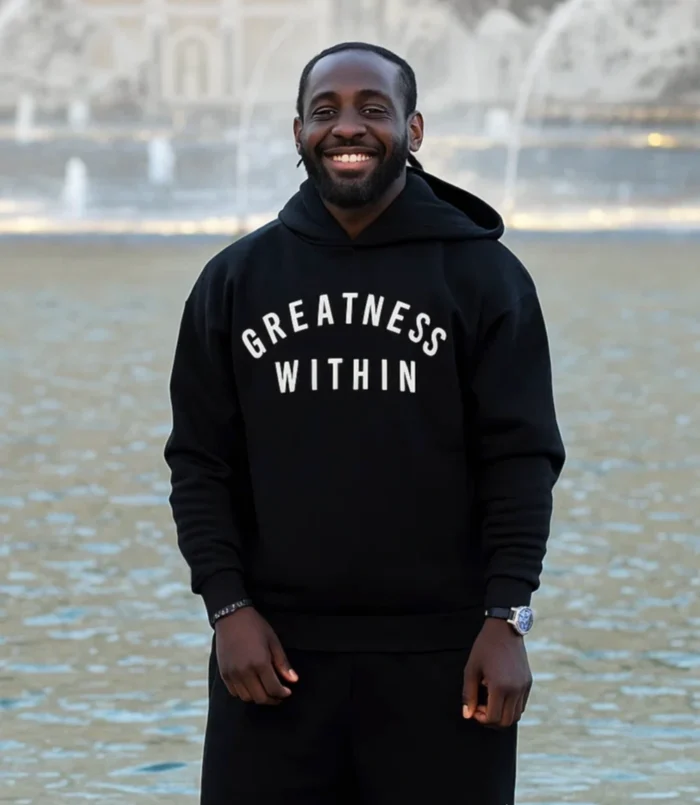 Terence Crawford face Off Fountains of Bellagio Black Hoodie For Unisex