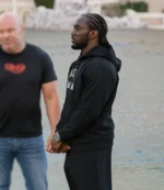 Terence Crawford face Off Fountains of Bellagio Black Hoodie