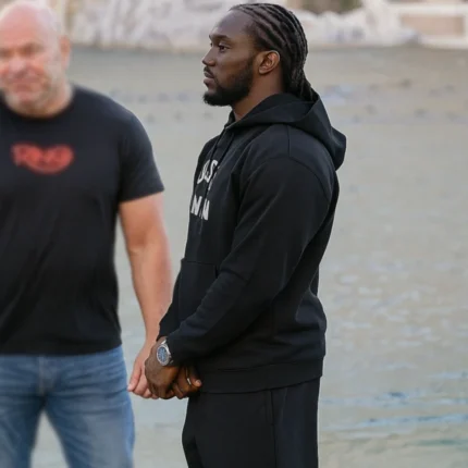 Terence Crawford face Off Fountains of Bellagio Black Hoodie