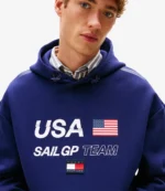 Unisex Tommy Hilfiger USA SailGP Team Unisex Pullover Fleece Hoodie