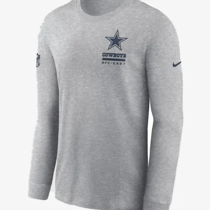 Trevon Diggs Dallas Cowboys 2025 Sideline Long Sleeve T-Shirt For Unisex