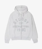 1980 Stussy Established International Zipper Hoodie