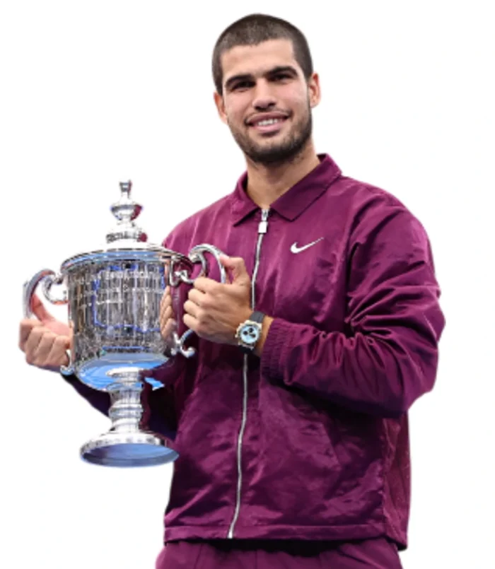 2025 US Open Carlos Alcaraz Nike Purple Zipper Jacket