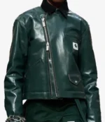 Carhartt WIP x Sacai FW25 Leather Jacket For Unisex