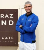 Carlos Alcaraz Cup 2025 Team Europe Blue Jacket For Unisex