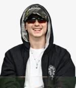 Chelsea vs. Fulham Timmothée Chalamet Chrome Hearts Black Hooded Jacket